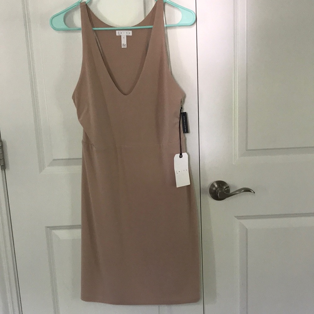 NWT Nordstrom Leith Racerback Stretch Jersey BodyconDress